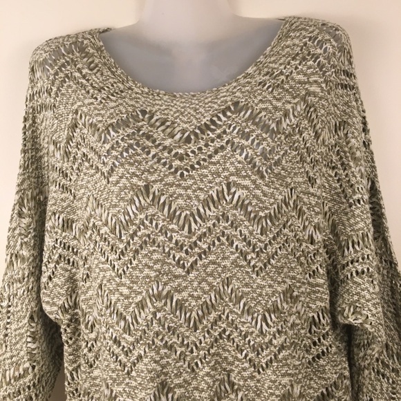 TRIBAL jeans sweater  Open knit sweater over sized scoop tribal jeans - Picture 3 of 8